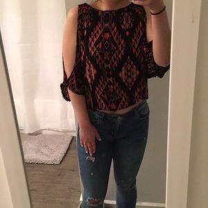 Ecote | urban outfitters cold shoulder top